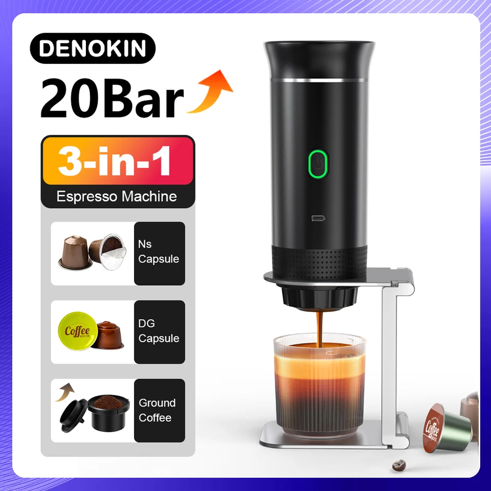 מכונת אספרסו ניידת DENOKIN