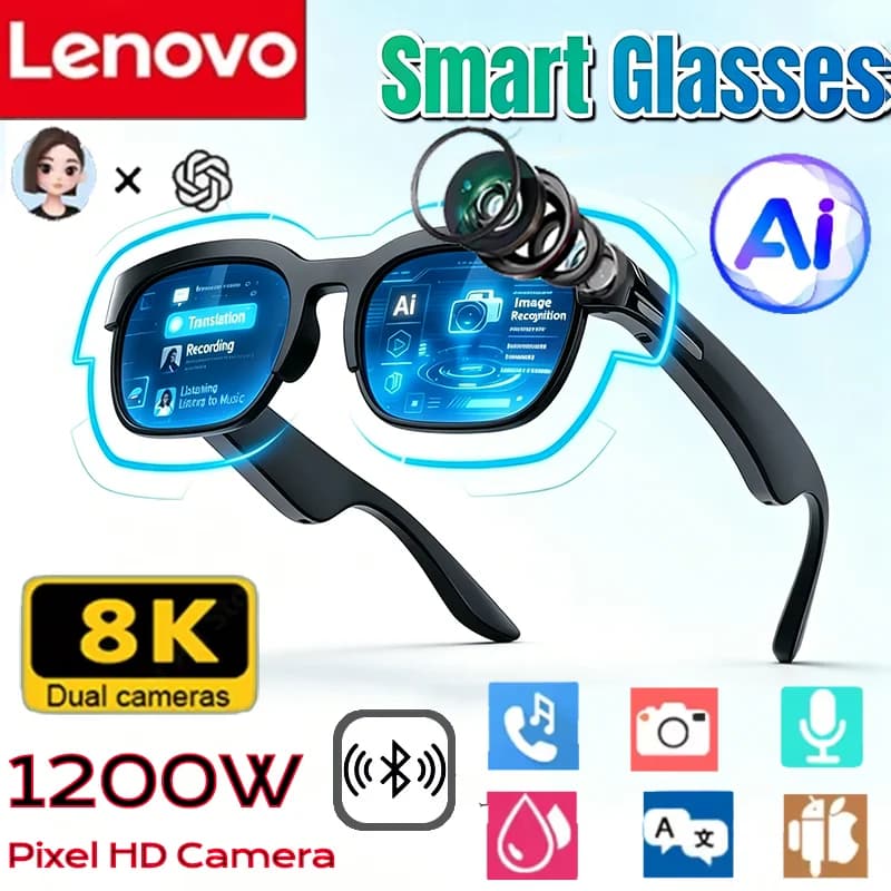 משקפיים חכמים Lenovo עם מצלמה