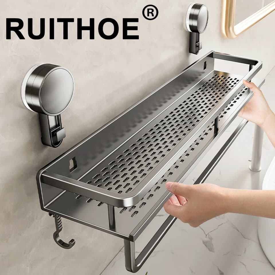 מדף אמבטיה RUITHOE ללא קידוח